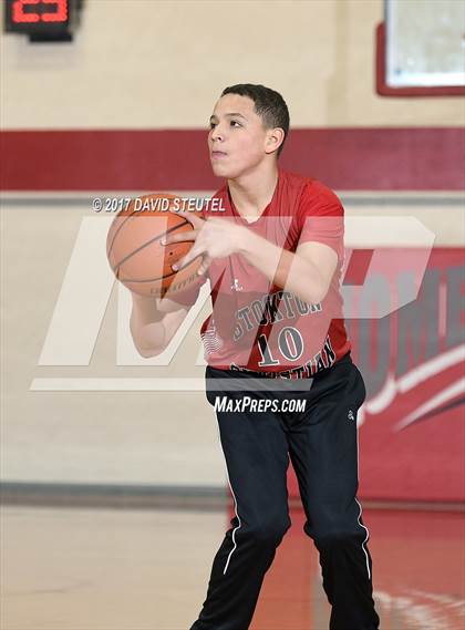 Thumbnail 1 in Stockton Christian vs. Leroy Greene Academy (Viking Classic) photogallery.