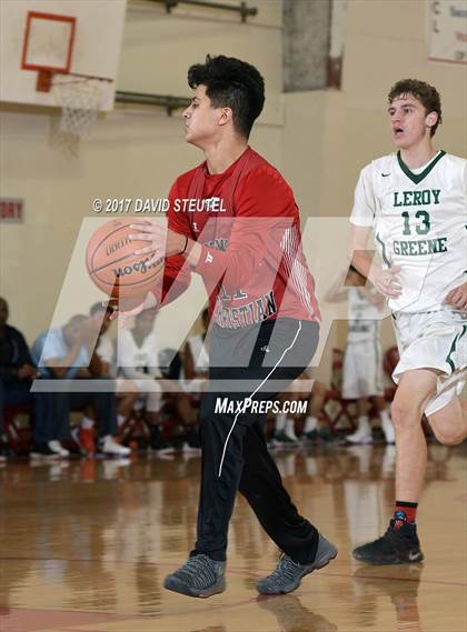 Thumbnail 2 in Stockton Christian vs. Leroy Greene Academy (Viking Classic) photogallery.