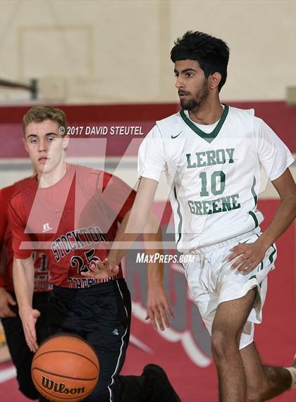 Thumbnail 1 in Stockton Christian vs. Leroy Greene Academy (Viking Classic) photogallery.