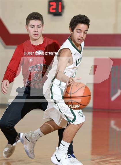 Thumbnail 1 in Stockton Christian vs. Leroy Greene Academy (Viking Classic) photogallery.