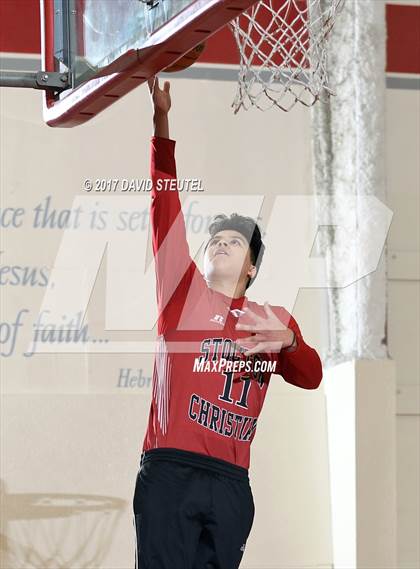 Thumbnail 1 in Stockton Christian vs. Leroy Greene Academy (Viking Classic) photogallery.