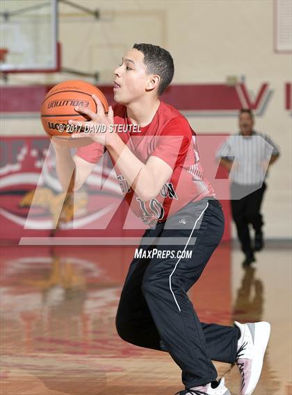 Thumbnail 2 in Stockton Christian vs. Leroy Greene Academy (Viking Classic) photogallery.
