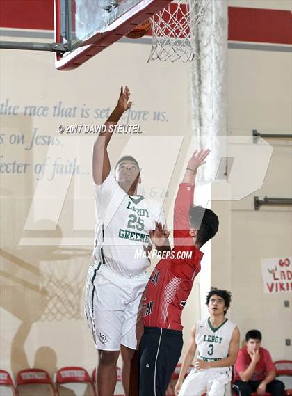 Thumbnail 2 in Stockton Christian vs. Leroy Greene Academy (Viking Classic) photogallery.