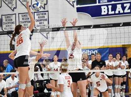 Thumbnail 3 in Huntington Beach vs. Mira Costa (Durango Fall Classic) photogallery.