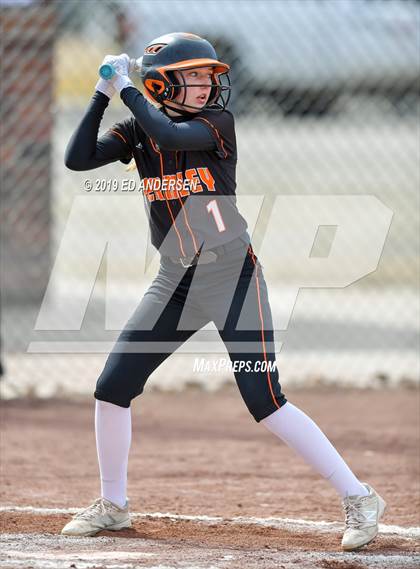 Thumbnail 2 in Fernley vs. Truckee (Yerington Tournament) photogallery.