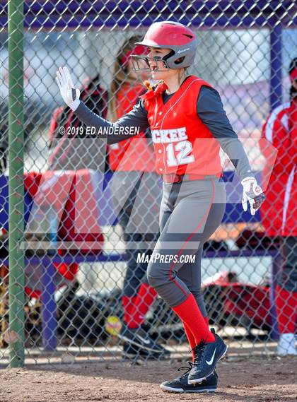 Thumbnail 3 in Fernley vs. Truckee (Yerington Tournament) photogallery.