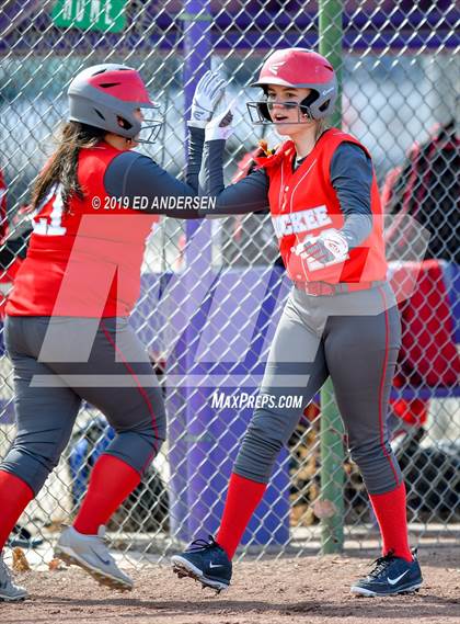 Thumbnail 1 in Fernley vs. Truckee (Yerington Tournament) photogallery.
