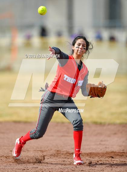 Thumbnail 2 in Fernley vs. Truckee (Yerington Tournament) photogallery.