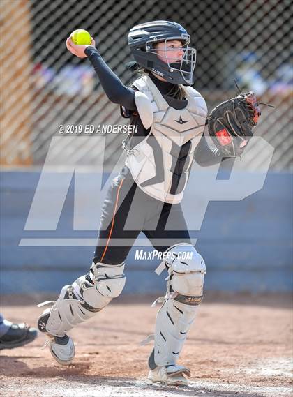 Thumbnail 2 in Fernley vs. Truckee (Yerington Tournament) photogallery.