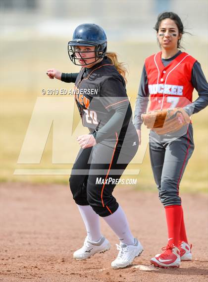 Thumbnail 3 in Fernley vs. Truckee (Yerington Tournament) photogallery.
