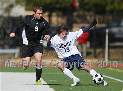 Thumbnail 1 in Dallas Jesuit vs Bishop Lynch ( Meintser Tournament ) photogallery.