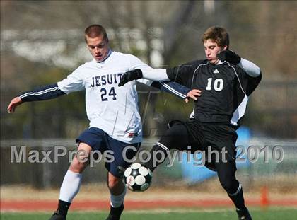 Thumbnail 1 in Dallas Jesuit vs Bishop Lynch ( Meintser Tournament ) photogallery.