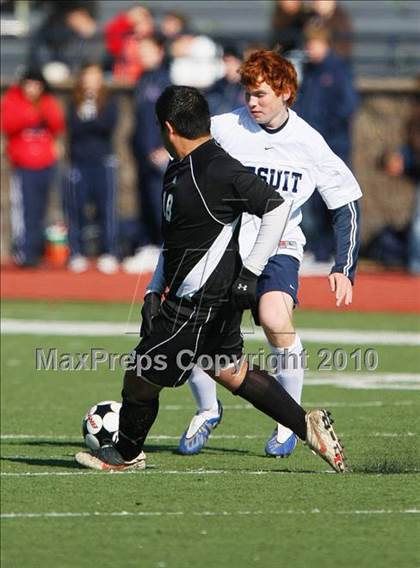 Thumbnail 1 in Dallas Jesuit vs Bishop Lynch ( Meintser Tournament ) photogallery.