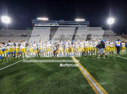 Thumbnail 1 in East Buchanan vs. Marceline - MSHSAA Class 1 Show-Me Bowl photogallery.