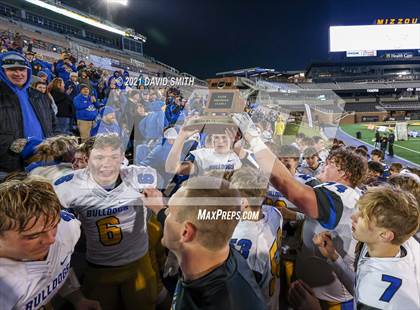 Thumbnail 1 in East Buchanan vs. Marceline - MSHSAA Class 1 Show-Me Bowl photogallery.