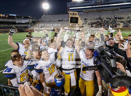 Thumbnail 1 in East Buchanan vs. Marceline - MSHSAA Class 1 Show-Me Bowl photogallery.