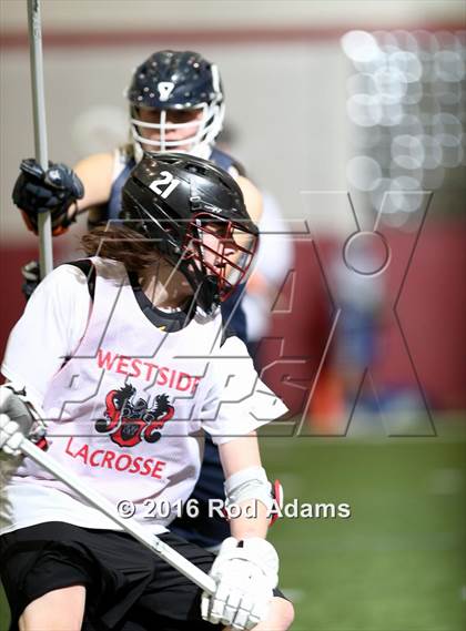 Thumbnail 2 in Lincoln Rampage vs Omaha Westside (Clash at the Cook) photogallery.