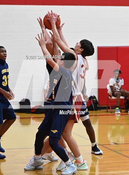 Thumbnail 3 in Cypress Woods vs Cypress Ranch (B Teams) photogallery.