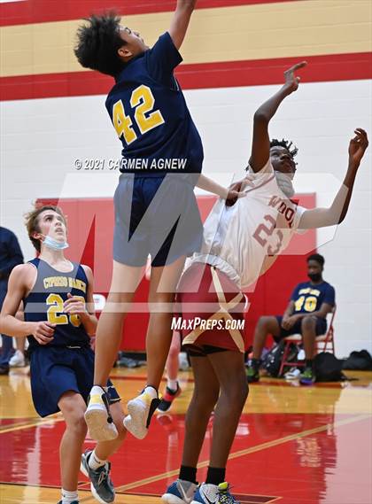 Thumbnail 3 in Cypress Woods vs Cypress Ranch (B Teams) photogallery.