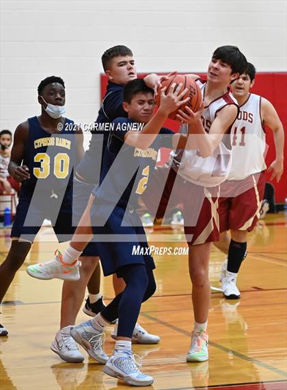 Thumbnail 3 in Cypress Woods vs Cypress Ranch (B Teams) photogallery.