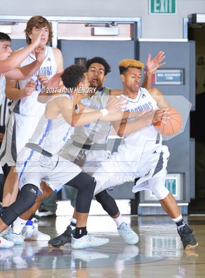 Thumbnail 2 in Saddleback Valley Christian vs. Orange Glen (Rancho Mirage Holiday Invitational) photogallery.