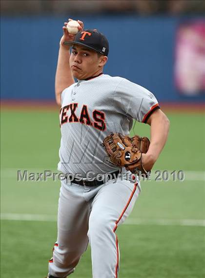 Thumbnail 3 in Texas vs Dallas Jesuit (Jesuit Baseball Classic ) photogallery.