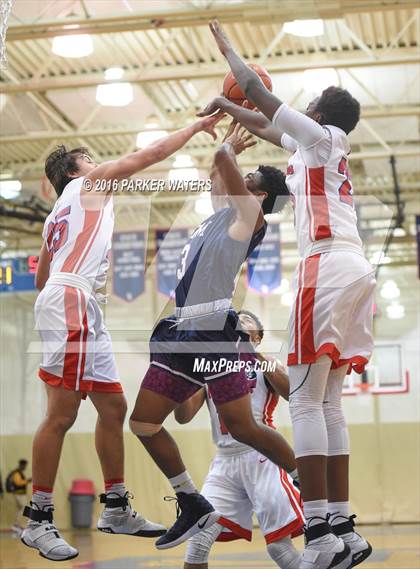 Thumbnail 1 in St. Thomas More vs John Curtis Christian (Country Day Holiday Tournament) photogallery.