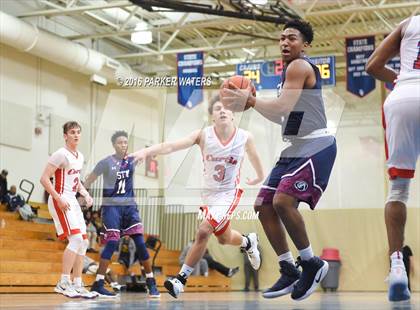Thumbnail 1 in St. Thomas More vs John Curtis Christian (Country Day Holiday Tournament) photogallery.
