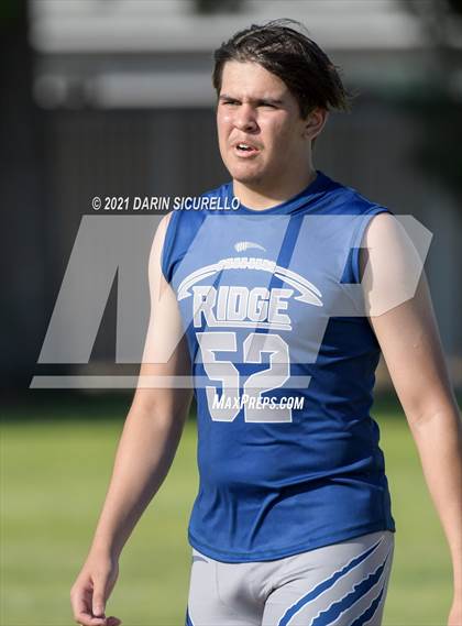 Thumbnail 3 in Yuma Catholic vs  Ironwood Ridge (Cactus Duel Out West 7-on-7 Tournament) photogallery.