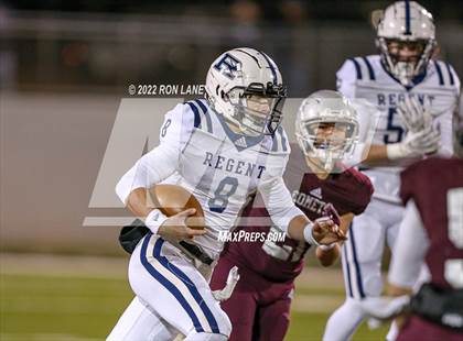 Thumbnail 3 in Regent Prep vs Velma-Alma (OSSAA Class B Quarterfinal) photogallery.