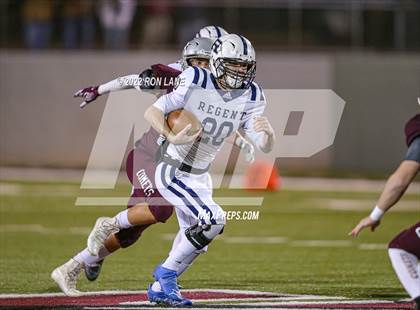 Thumbnail 1 in Regent Prep vs Velma-Alma (OSSAA Class B Quarterfinal) photogallery.