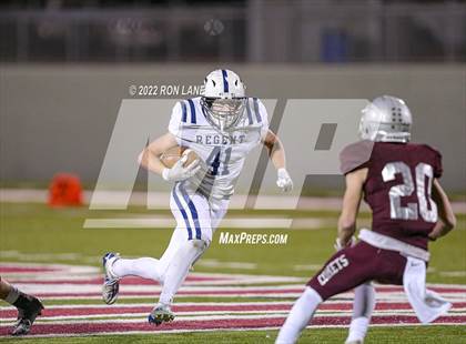 Thumbnail 2 in Regent Prep vs Velma-Alma (OSSAA Class B Quarterfinal) photogallery.