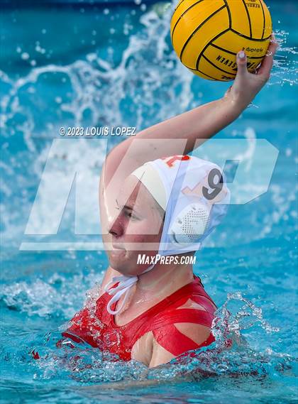 Thumbnail 2 in Rosary Academy vs. Polytechnic (CIF SS DIV 5 Championship) photogallery.