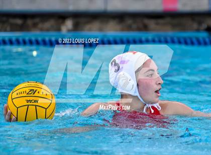 Thumbnail 3 in Rosary Academy vs. Polytechnic (CIF SS DIV 5 Championship) photogallery.
