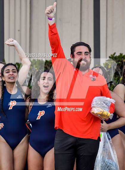 Thumbnail 1 in Rosary Academy vs. Polytechnic (CIF SS DIV 5 Championship) photogallery.