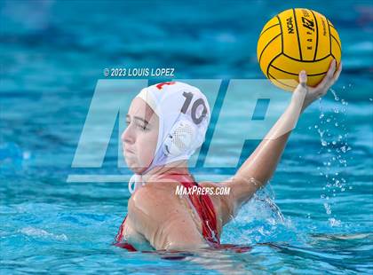 Thumbnail 2 in Rosary Academy vs. Polytechnic (CIF SS DIV 5 Championship) photogallery.