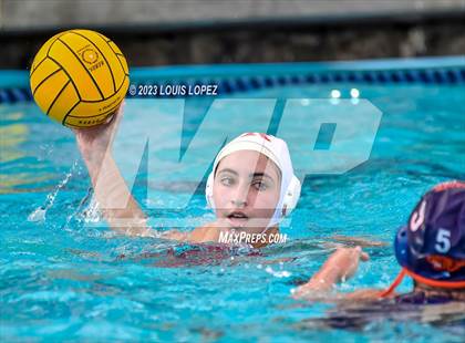 Thumbnail 3 in Rosary Academy vs. Polytechnic (CIF SS DIV 5 Championship) photogallery.