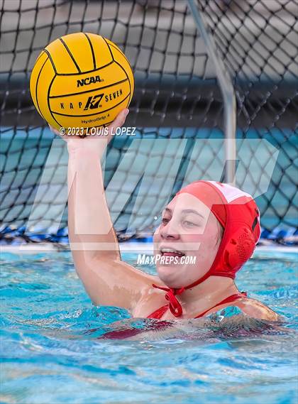 Thumbnail 3 in Rosary Academy vs. Polytechnic (CIF SS DIV 5 Championship) photogallery.