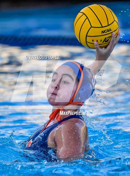 Thumbnail 3 in Rosary Academy vs. Polytechnic (CIF SS DIV 5 Championship) photogallery.