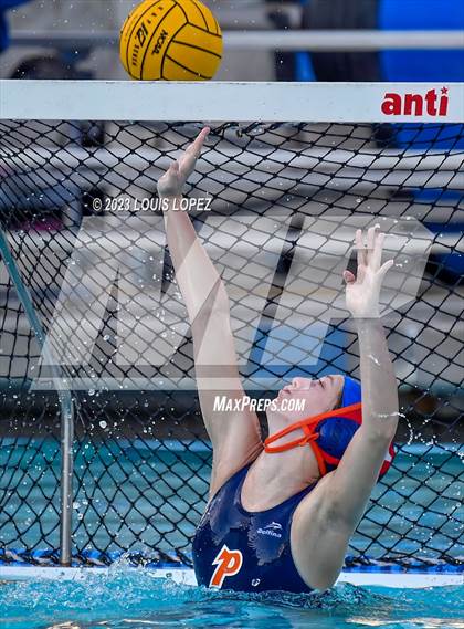 Thumbnail 2 in Rosary Academy vs. Polytechnic (CIF SS DIV 5 Championship) photogallery.