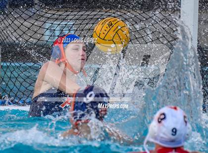Thumbnail 3 in Rosary Academy vs. Polytechnic (CIF SS DIV 5 Championship) photogallery.