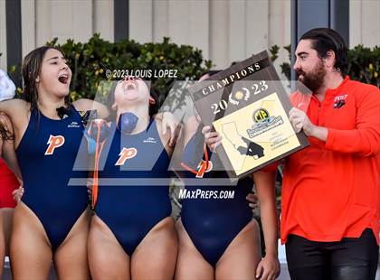 Thumbnail 2 in Rosary Academy vs. Polytechnic (CIF SS DIV 5 Championship) photogallery.