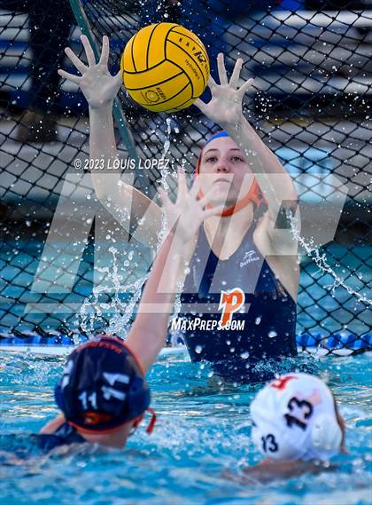 Thumbnail 2 in Rosary Academy vs. Polytechnic (CIF SS DIV 5 Championship) photogallery.