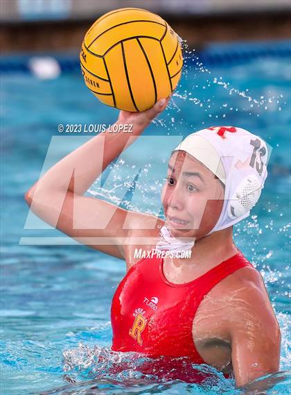 Thumbnail 3 in Rosary Academy vs. Polytechnic (CIF SS DIV 5 Championship) photogallery.