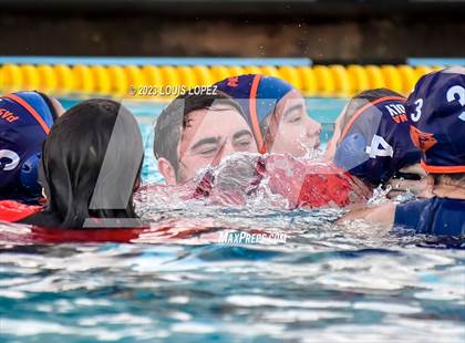 Thumbnail 3 in Rosary Academy vs. Polytechnic (CIF SS DIV 5 Championship) photogallery.