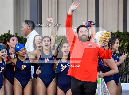 Thumbnail 2 in Rosary Academy vs. Polytechnic (CIF SS DIV 5 Championship) photogallery.