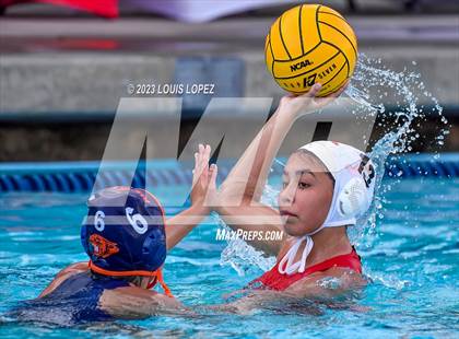 Thumbnail 2 in Rosary Academy vs. Polytechnic (CIF SS DIV 5 Championship) photogallery.