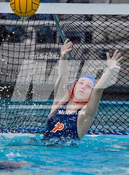 Thumbnail 3 in Rosary Academy vs. Polytechnic (CIF SS DIV 5 Championship) photogallery.