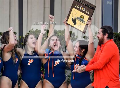 Thumbnail 2 in Rosary Academy vs. Polytechnic (CIF SS DIV 5 Championship) photogallery.