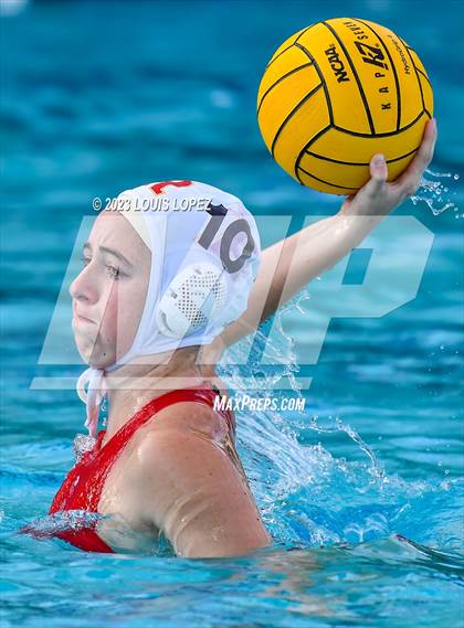 Thumbnail 3 in Rosary Academy vs. Polytechnic (CIF SS DIV 5 Championship) photogallery.